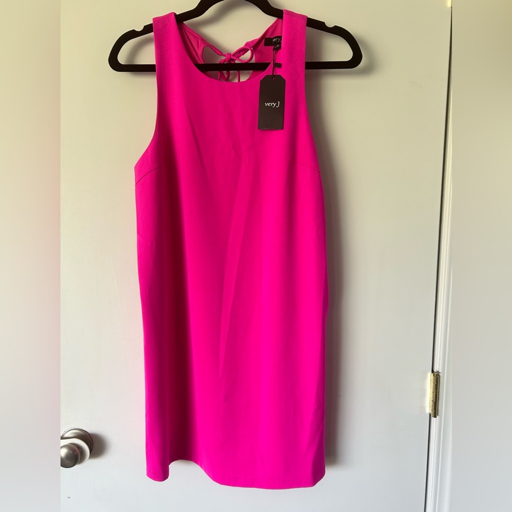 VeryJ Gorgeous Hot Pink Dress NWT